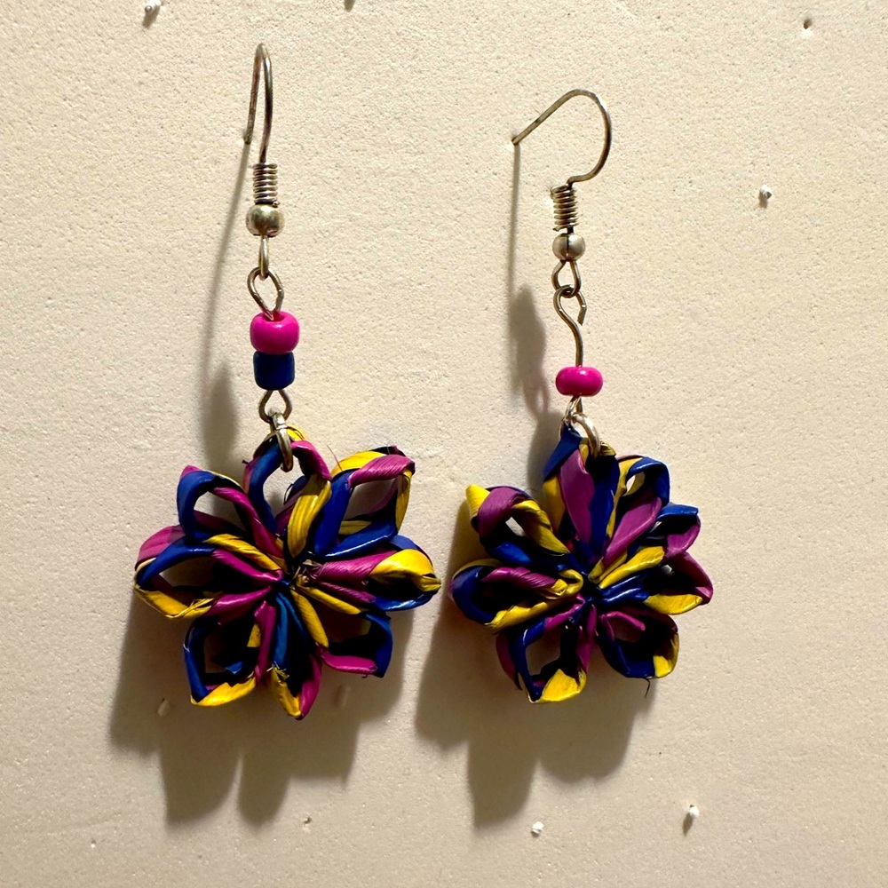 Handmade Flower Earrings 🇲🇽🌸